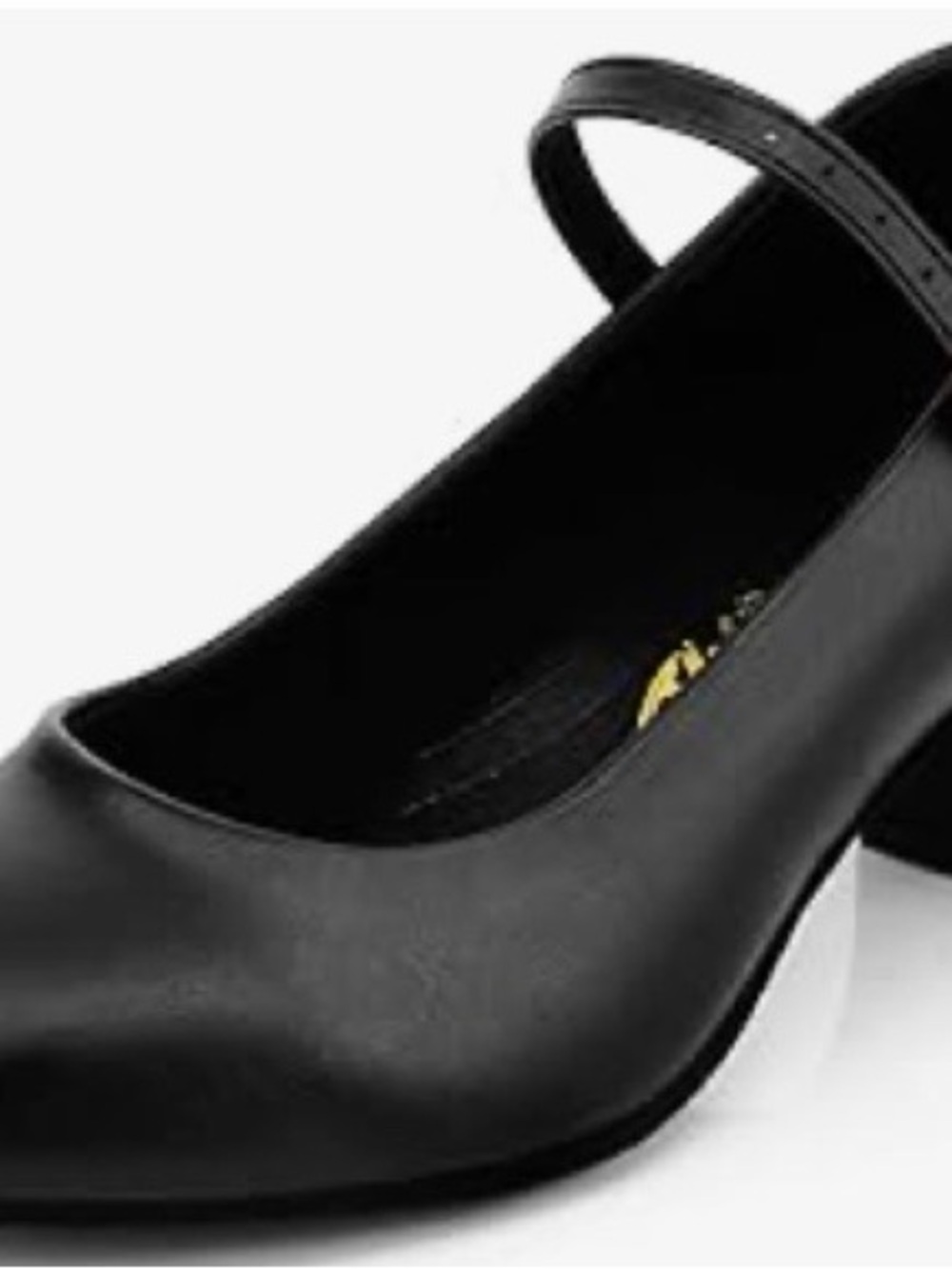 Classic Black Mary Jane Heel - Women's Elegant Character Shoe - Picture 3 of 5